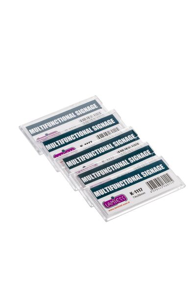 Lamiess  K-1119 105X40 Mm Pleksi Afiş Koruma Kabı 50 'Li