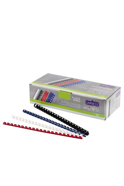 Lamiess 50 Mm Plastik Spiral Beyaz 50'Li
