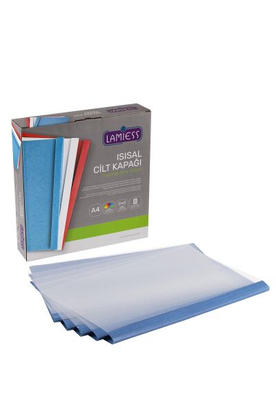 Lamiess 24 Mm Isısal Cilt Kapağı Mavi 50 'Li