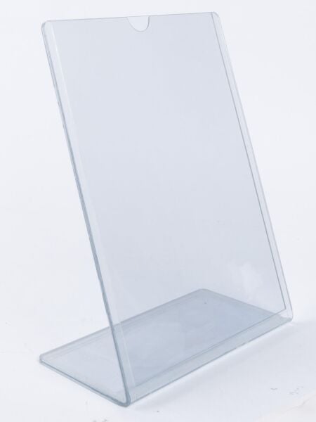 LAMİESS K-6269 PVC A-5 MASA ÜSTÜ REKLAM PANOSU DİKEY — görsel 2