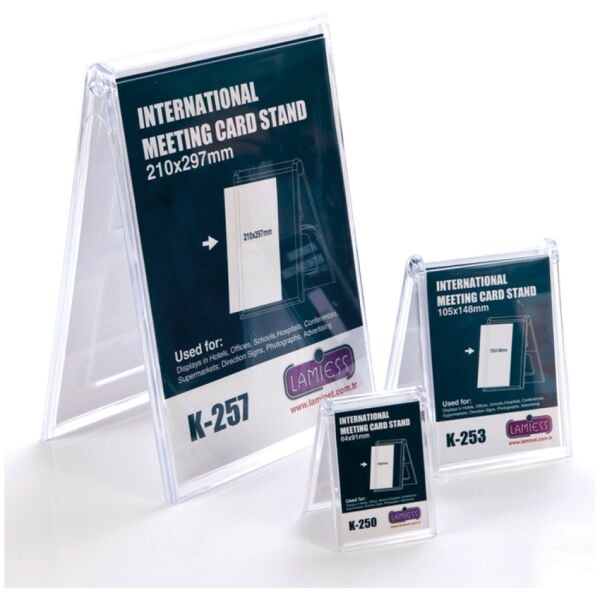 Lamiess  K-257 Masaüstü Reklam Panosu Dikey