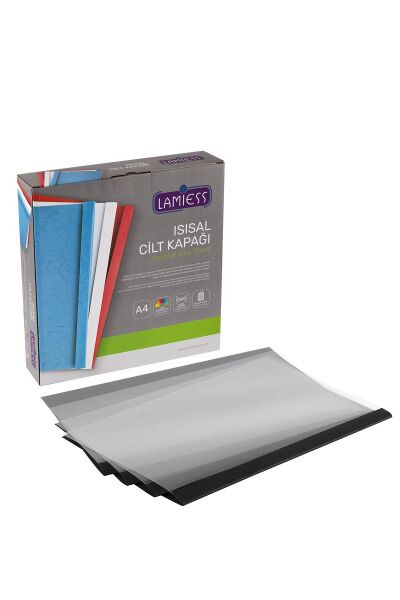 Lamiess  1,5 Mm Isısal Cilt Kapağı Siyah 100 'Lü