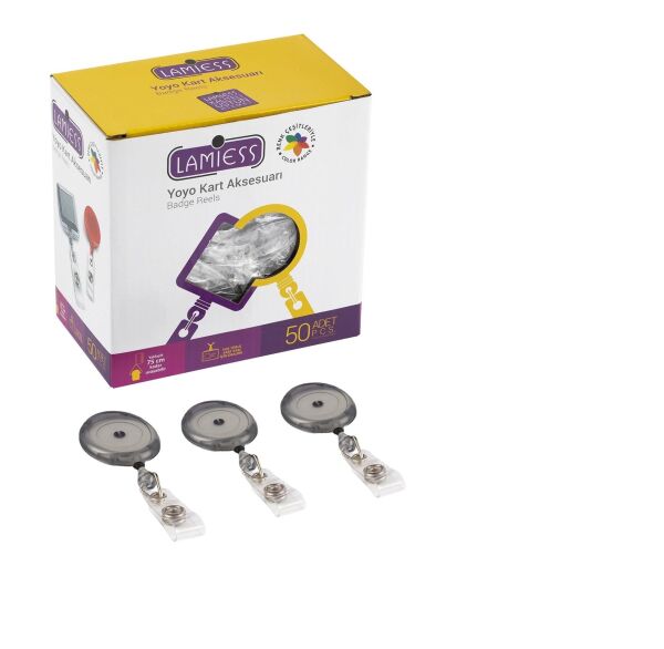 Lamiess Lms 351 Yuvarlak Yoyo Şeffaf  50'Li