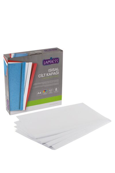 Lamiess 5 Mm Isısal Cilt Kapağı Beyaz 100 'Lü