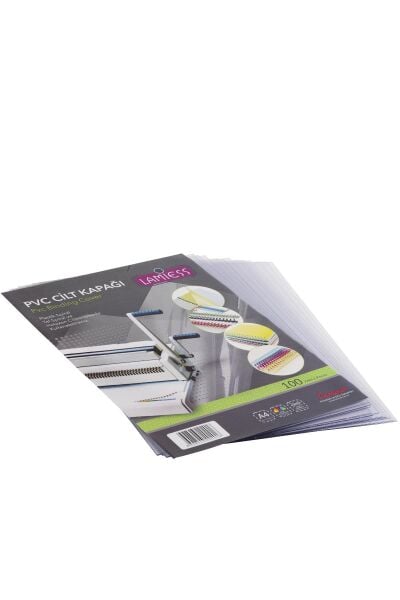 Lamiess  A-4 500 Mıc.Pp Cilt Kapağı Buzlu Şeffaf 50 'Li