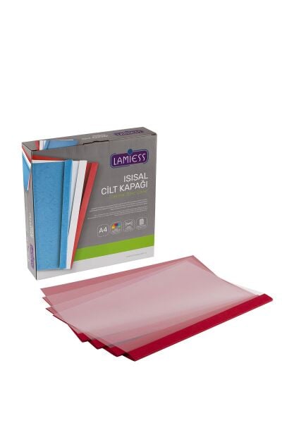 Lamiess 18 Mm Isısal Cilt Kapağı Kırmızı 50 'Li