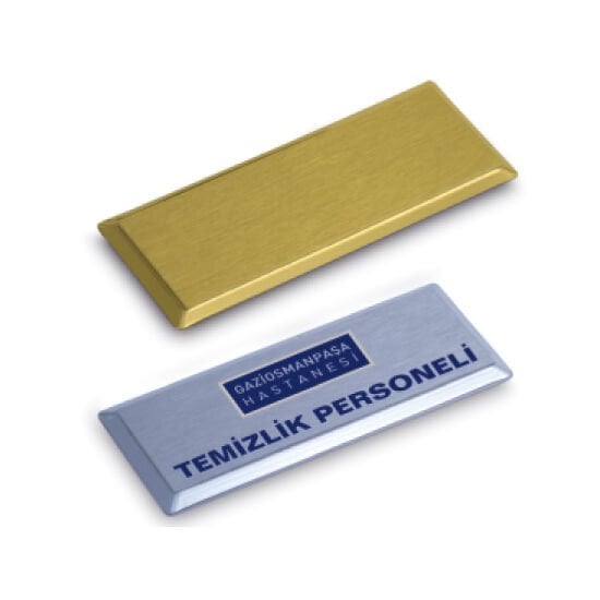 Lamiess  Nk 7227 Yaka İsimliği Gümüş 25'Li